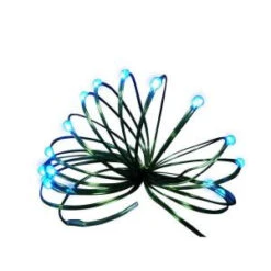 Starlite Creations 9 Ft. 36-Light Battery Operated LED Blue Ultra Slim Wire (Bundle Of 2)-BA03-B036-A1B 202371872