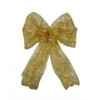 Starlite Creations 9 In. 36-Light Battery Operated LED Gold Everyday Bow-EB04-Y006-A1 202371878 -Christmas Decoration Store starlite creations 9 in. 36 light battery operated led gold everyday bow eb04 y006 a1