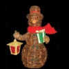 Sterling 3 Ft. Lighted Decorated Rattan Snowman-92513002 204297486 -Christmas Decoration Store sterling 3 ft. lighted decorated rattan snowman 92513002