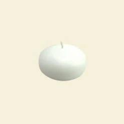 Zest Candle 1.75 In. White Floating Candle (24-Box)-CFZ-001 203362918