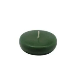 Zest Candle 2.25 In. Hunter Green Floating Candles (Box Of 24)-CFZ-038 203362955