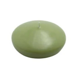 Zest Candle 4 In. Sage Green Floating Candles (Box Of 3)-CFZ-087 203363004