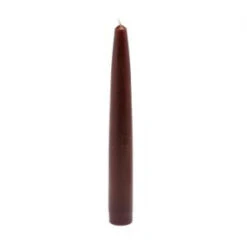 Zest Candle 6 In. Brown Taper Candles (Set Of 12)-CEZ-019 203362815